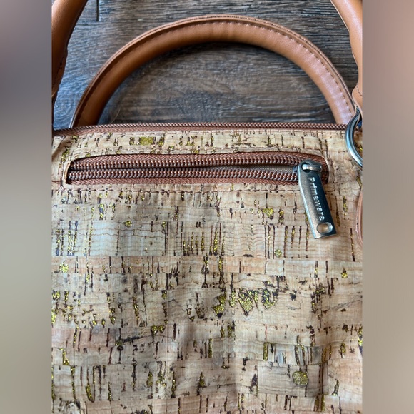 Like new Primeware Wine Clutch Bag Cork pattern  (Thermal Insulated) Trendy - Picture 6 of 13